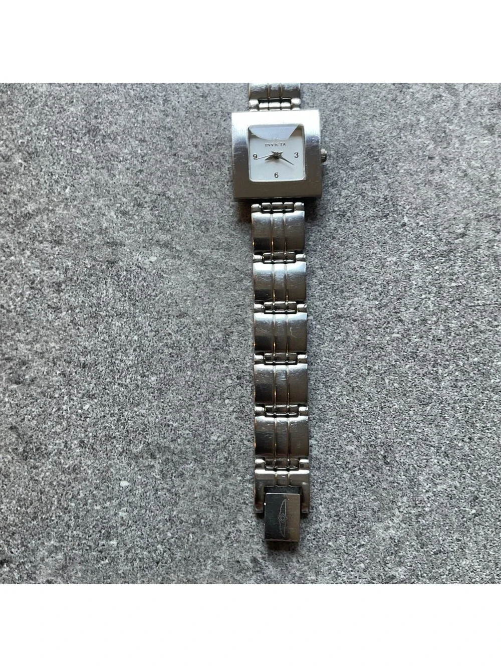 Cool Invicta Womens Watch 8093 22mm Stainless Steel Case And Band White Dial BX